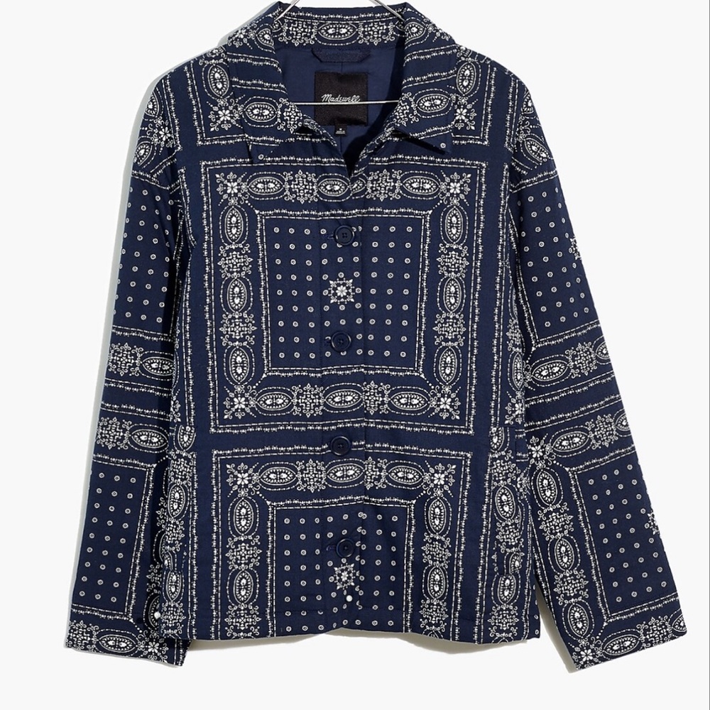 Madewell Padded Chore Jacket in
Vintage Bandana
